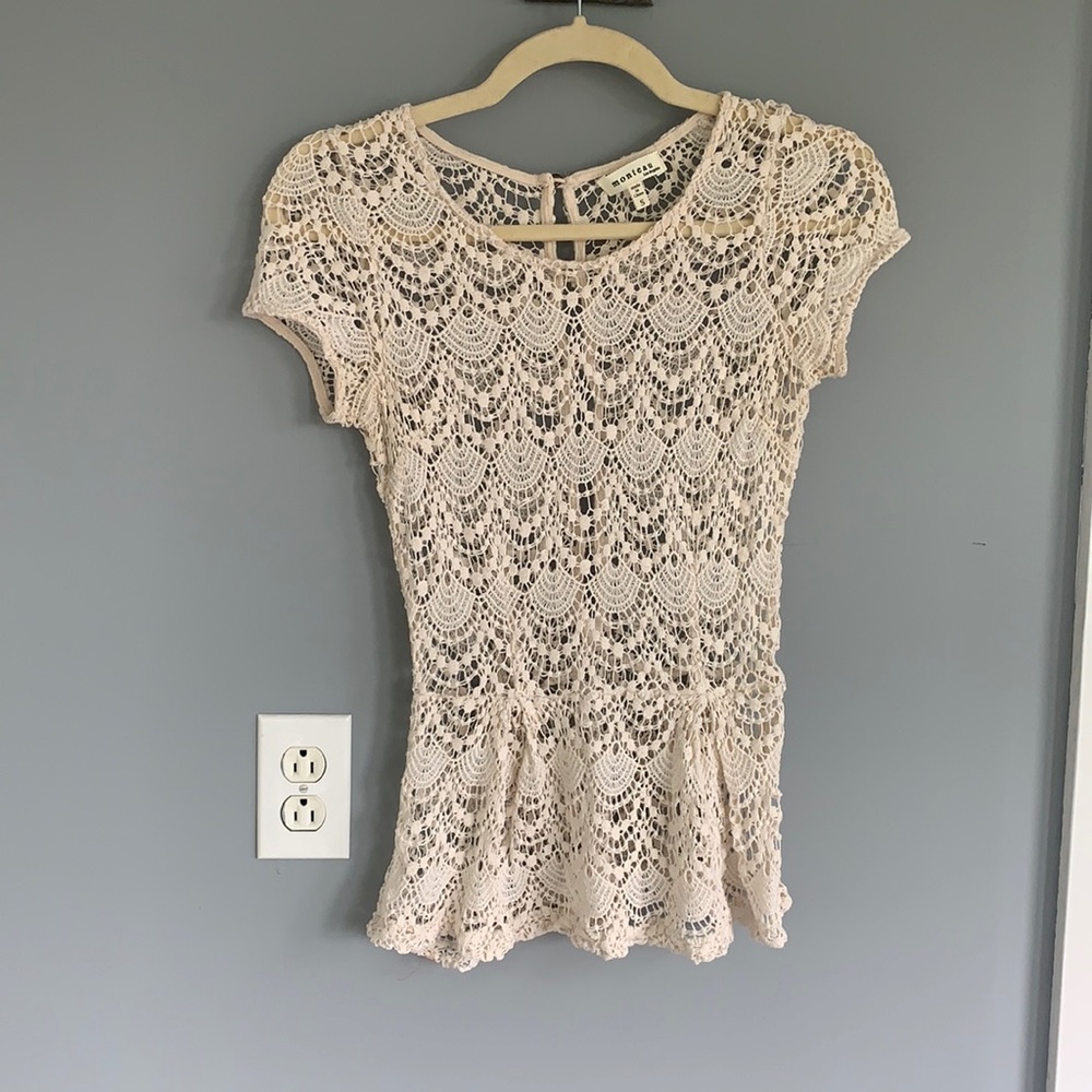 Crochet lace top